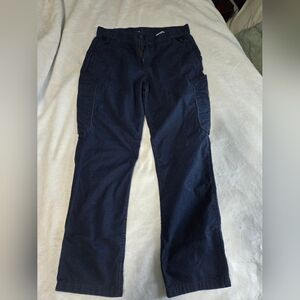 Carhartt Blue Straight Leg Pants for Everyday Comfort Womens 10 Reg